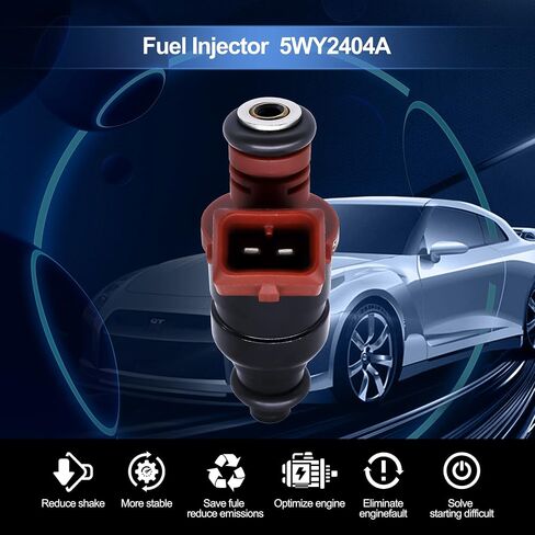 HiSport Fuel Injector 0280158005-6 PCS Compatible with Nissan 3.5L V6,Altima 2004-2006,Maxima 2004-2008,Murano 2003-2004,Quest 2004-2009 in Saudi Arabia