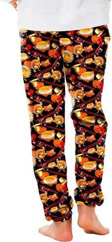 Deerose Christmas Pants Xmas Drawstring Sweatpants with Pockets 5-14 Years in Kuwait