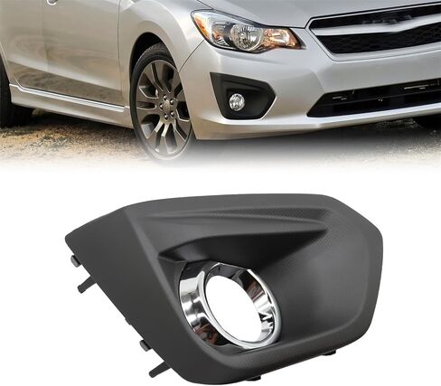 Driver Side Front Bumper Fog Light Cover Bezel Chrome Trim Compatible with Impreza 2012-2014 57731FJ030 57731FJ020 in Saudi Arabia