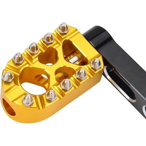 Sresk MX Style Anti-Skid Gear Knurled Shifter Peg for H-D Harley Motorcycle Shift Peg 360 Degree Roating for Touring Street Glide Sportster 883 1200 Dyna Softail Chopper Bobber (Black)