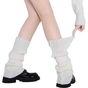 Leg Warmers for Women Winter - Leg Warmers y2k 80s Neon Ribbed leg socks outfit for Eighty's Party Sports Yoga