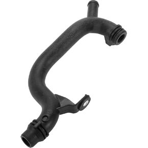 Coolant Connector Tube for A4 Quattro 2.0L 2009-2016 Good Sealing No.06H121065D Engine Heater Core Return Hose to Water Pump Black 1 Pcs