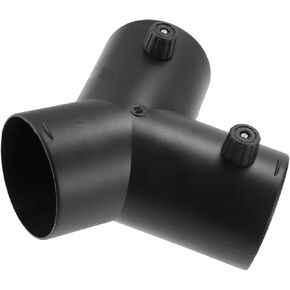 Motoforti 75mm Car Heater Warm 3 Way Air Ducting Elbow Pipe Y Shape Outlet Connector Black Nylon Long-lasting