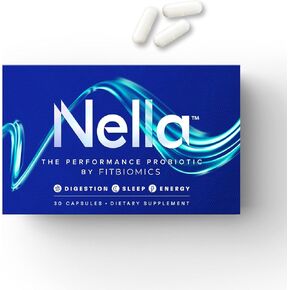 V•Nella Lactic Acid Metabolizing Probiotic Supplement - Revolutionary Gut Health Supplement and Energy Booster for Fatigue - Supports Endurance, Microbiome Balance, and Digestive Health