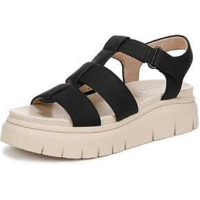 Naturalizer SOUL Womens Pippa Fisherman Sandal Black 8.5 M
