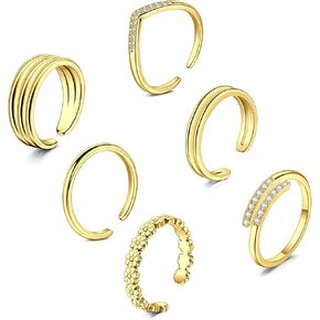 حلقات أصابع القدم من توكرينج للنساء، حلقات أصابع القدم قابلة للتعديل، صنادل صيفية للشاطئ، مجوهرات فضية وذهبية وردية in Kuwait