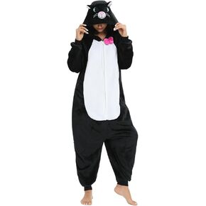 Adult Onesie Pajamas Animal One Piece Costume Halloween Cosplay for Women Men