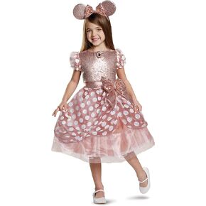 Disguise Costume Rose Gold Minnie Deluxe CostumeCostume