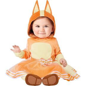 Spirit Halloween Bluey Bingo Baby Dress Costume | Officially Licensed | Family Group Costumes | Baby Disney Outfit