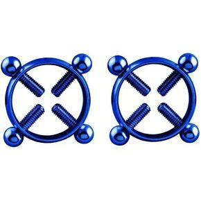 Nipple Rings for Women，Non-Piercing Adjustable Nipple Rings Colored Nipple Rings,Safe to Wear Body Jewelry for Women（2pcs）