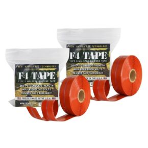 Bond It F4 Emergency Self-Fusing Silicone Tape, Repair Plumbing Pipe & Radiator Hose Leak, Electrical Insulation, Permanent Bonding, Waterproof, 1" x 36' x 20mil, Red, Pack of 2