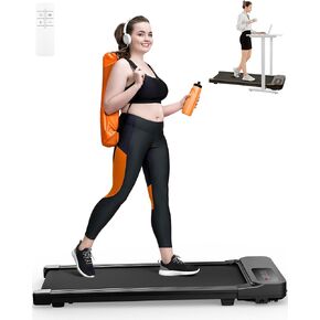 Under Desk Treadmill, Verpal Walking Pad with Incline, 386lbs Capacity Walking Pad Auto Incline 0-9% APP&Remote Control, 2.5HP Low-Noise Compact Treadmill for Home, Office, LED Display