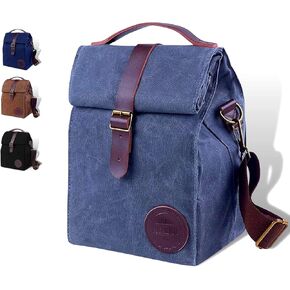 Insulated Lunch Bag - Insulated Cooler Box - Hiking Lunch Bag - Work Food Bag - Cute Canvas Lunch Bag - Hiking Lunch Box - Insulated Canva Lunch Bag - Cooler Lunch Bag - Lunch Bags For Adults