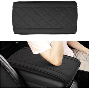 SXCY for 2024 2025 Hyundai Santa Fe Armrest Cover for Hyundai Santa Fe 2025 Accessories 2024 2025 Santa Fe Center Console Cover 2024 2025 Santa Fe Middle Console Cover Pad (Argyle Pattern B)