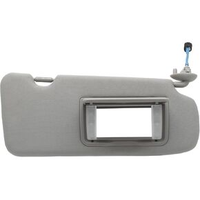 Left Driver Side Sun Visor Compatible with Honda CR-V 2017 2018 2019 2020 2021 2022 Sunshade Replacement # 83280TLAA12ZB Color: Gray