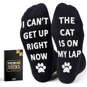VICRAZY Cat Socks, Cat Gifts for Men & Women - Cool Cat Gifts for Cat Lovers - Cute Cat Stuff, Christmas Stocking Stuffers in Kuwait