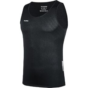Men's Running Tank Top Ultra Lightweight Marathon Singlet Shirts Dry Fit Workout Sleeveless T-Shirt