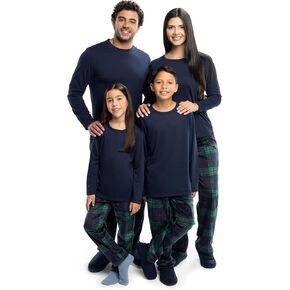 Fruit of the Loom Matching Holiday Family Sleep Pajama Set for Women, Men, and Kids