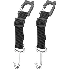 Purse Hook/Holder/Hanger for Car, Car Seat Hooks for Headrest, Car Bag Hooks, Headrest Hooks for Car,Heavy Duty Metal Utility Seat Hooks, 2-Pack