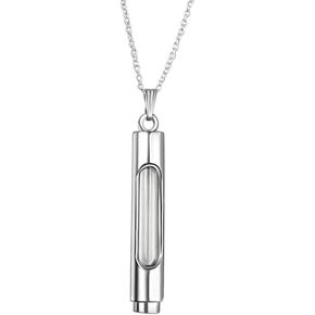 Blood Vial Necklace, urn necklaces for ashes for women, Urn Necklace for Ashes for men, Glass Cremation Jewelry Openable Container Pendant Vial Tube, Fillable necklace, locket, Keep sake Necklace
