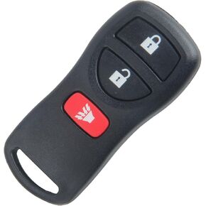 KBRASTU15 Key Fob Shell Case Compatible with Altima Armada Maxima Quest Sentra EX35 FX35 FX45 G35 I35 Q45 QX56 350Z