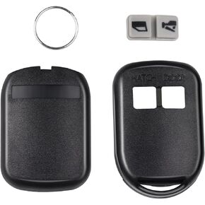 Empty Key Fob Shell Snap Style Case/Keyless Entry Remote Key Shell Compatible with Chevrolet Corvette 1993-1996(with Key Ring)