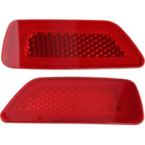 غطاء مصباح عاكس للمصد الخلفي 57010720AC 57010721AC متوافق مع Jeep Grand Cherokee 2012-2018، Patriot 2013-2017، Dodge Journey 2012-2020 (يسار ويمين أحمر Les) in Kuwait