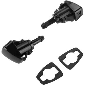 Front Windshield Wiper Washer Nozzles Spray Jet - Compatible for Subaru Impreza 2008-2012 - Replace Part 47230 - Set of 2