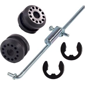 55366066AB for Dodge RAM Transfer Case Shifter Control Linkage +2 Clip +68078974AA Grommet Bushing 2005 2006 2007 2008 2009 2010 2011 2012 Ram 1500 2500 3500 4500 5500 PICK UP 4x4 68078974AA,926-884.