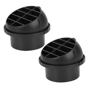 2Pcs 75mm Warm Air Outlet Diesel Parking Heater Ducting Warm Air Vent Outlet 360 Degrees Rotatable Compatible with Eberspacher Webasto Heaters