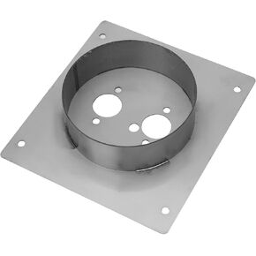 Diesel Heater Turret Mounting Plate Heater Floor Base Mount Bracket Deep 60mm Compatible with Webasto Air Top 2000 2000ST 2000STC, Fit for Eberspacher Airtronic D2 D4 Auxiliary Heating (Silver)