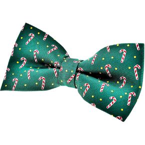 Retreez Delightful Christmas Candy Canes Pattern Pre-tied Bow Tie (5")