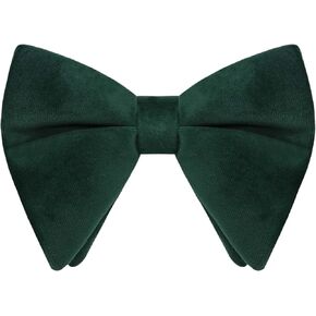 Oversized Bow Ties for Men, Velvet Big Bowties Men Pre-tied Vintage Bowtie Tuxedo Bow Tie for Formal Wedding Party