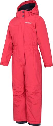 Mountain Warehouse Cloud Kids All in 1 Snowsuit - Waterproof Skisuit Light Purple Kids 2-3 Yrs (92-98 cm) in Kuwait