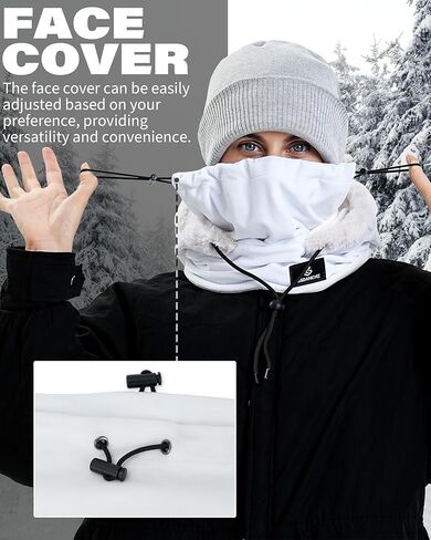 Balaclava Ski Mask Winter Hats for Men Women Over Helmet Balaclavas Neck Warmer Face Cover in Kuwait