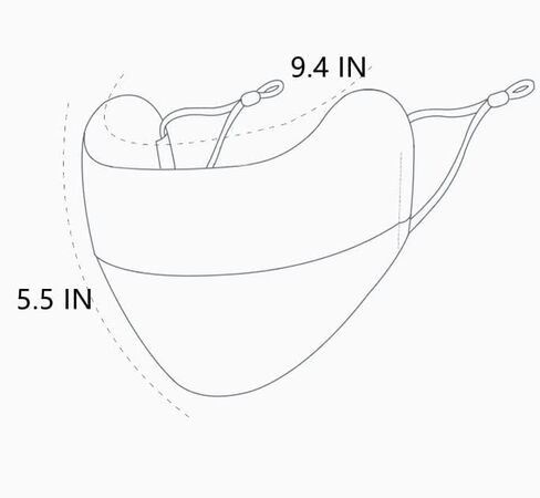 Ligart UV Face Mask Washable Reusable Exercise Breathable Sun Protection Golf Sports Face Mask for Women in Kuwait
