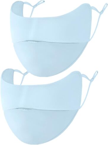 Ligart UV Face Mask Washable Reusable Exercise Breathable Sun Protection Golf Sports Face Mask for Women in Kuwait