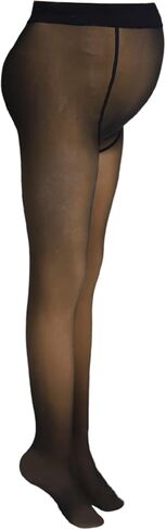 Bonuci Maternity Pantyhose Pregnancy Fleece Lined Tight Women Stretchy Opaque High Waist Legging in Saudi Arabia