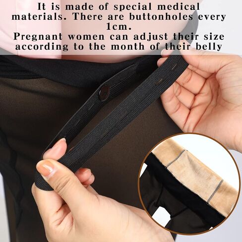 Bonuci Maternity Pantyhose Pregnancy Fleece Lined Tight Women Stretchy Opaque High Waist Legging in Saudi Arabia