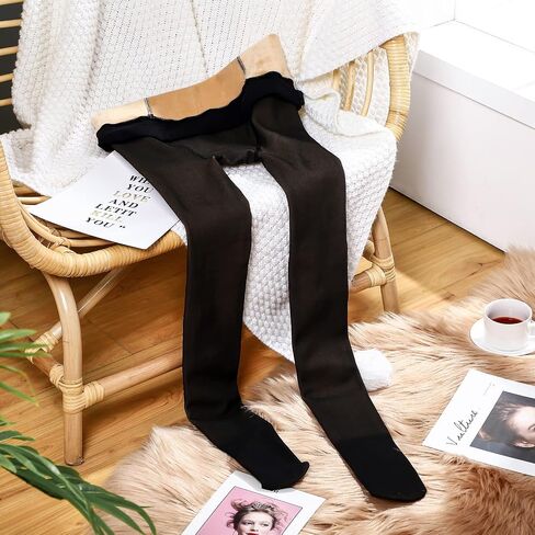Bonuci Maternity Pantyhose Pregnancy Fleece Lined Tight Women Stretchy Opaque High Waist Legging in Saudi Arabia