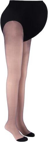 Bonuci Maternity Pantyhose Pregnancy Fleece Lined Tight Women Stretchy Opaque High Waist Legging in Saudi Arabia