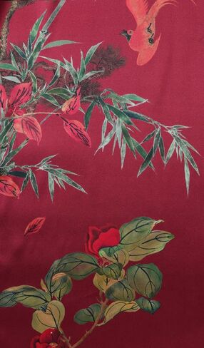 رداء كيمونو قصير حريري 100% للسيدات من Ledamon in Kuwait