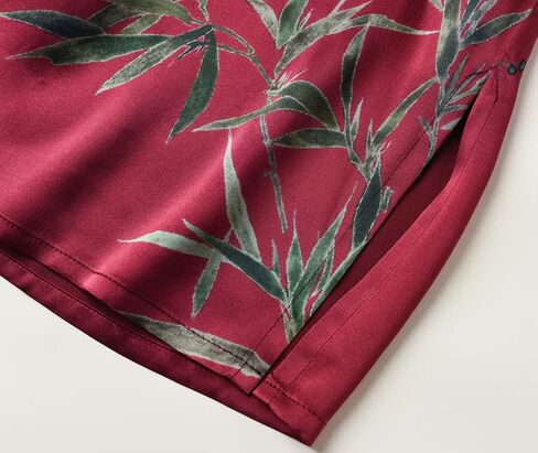 رداء كيمونو قصير حريري 100% للسيدات من Ledamon in Kuwait