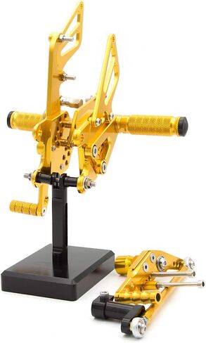 CNC CBR1000RR 08-16 مجموعة خلفية للدراجة النارية قابلة للتعديل أوتاد قدم خلفية مجموعة مساند للقدمين متوافقة مع CBR 1000 RR ABS NON-ABS 2008-2016 أسود in Kuwait