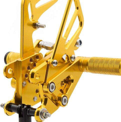 CNC CBR1000RR 08-16 مجموعة خلفية للدراجة النارية قابلة للتعديل أوتاد قدم خلفية مجموعة مساند للقدمين متوافقة مع CBR 1000 RR ABS NON-ABS 2008-2016 أسود in Kuwait