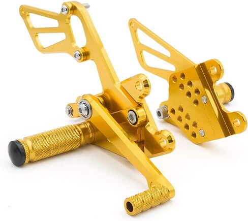 CNC CBR1000RR 08-16 مجموعة خلفية للدراجة النارية قابلة للتعديل أوتاد قدم خلفية مجموعة مساند للقدمين متوافقة مع CBR 1000 RR ABS NON-ABS 2008-2016 أسود in Kuwait