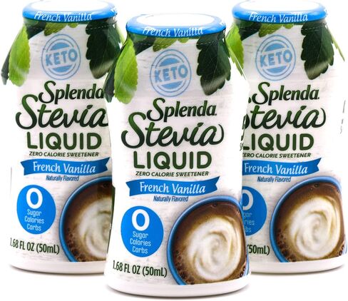 SPLENDA Stevia Liquid Zero Calorie Sweetener Drops, 3.38 Fl Oz Bottle (Pack of 2) in Saudi Arabia