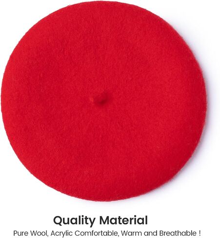 Classic Wool Beret Hats for Women Man Painter hat French Beret for Man Woman Warm Winte. in Saudi Arabia