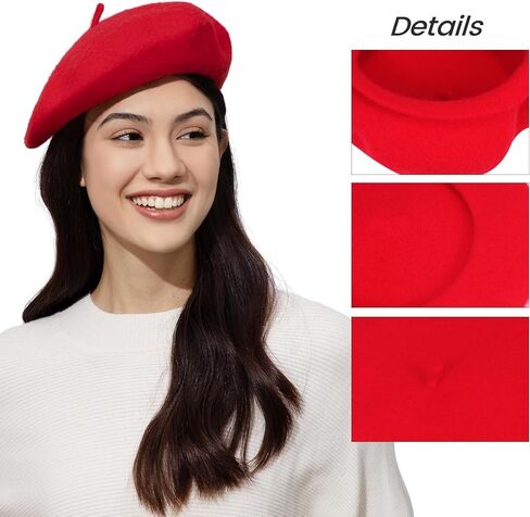 Classic Wool Beret Hats for Women Man Painter hat French Beret for Man Woman Warm Winte. in Saudi Arabia