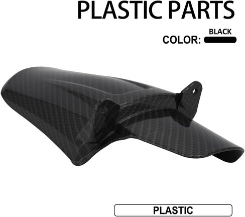 Motorcycle Rear Cushion Fender Mudguard for Surron Sur Ron Light Bee X/S Segway X260 X160 Electric Dirt Bike,Carbon Fiber Texture,PP Material in Kuwait